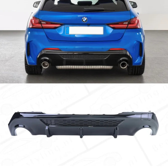 Diffuser - BMW F40 - M Performance Look - Glanzend Zwart