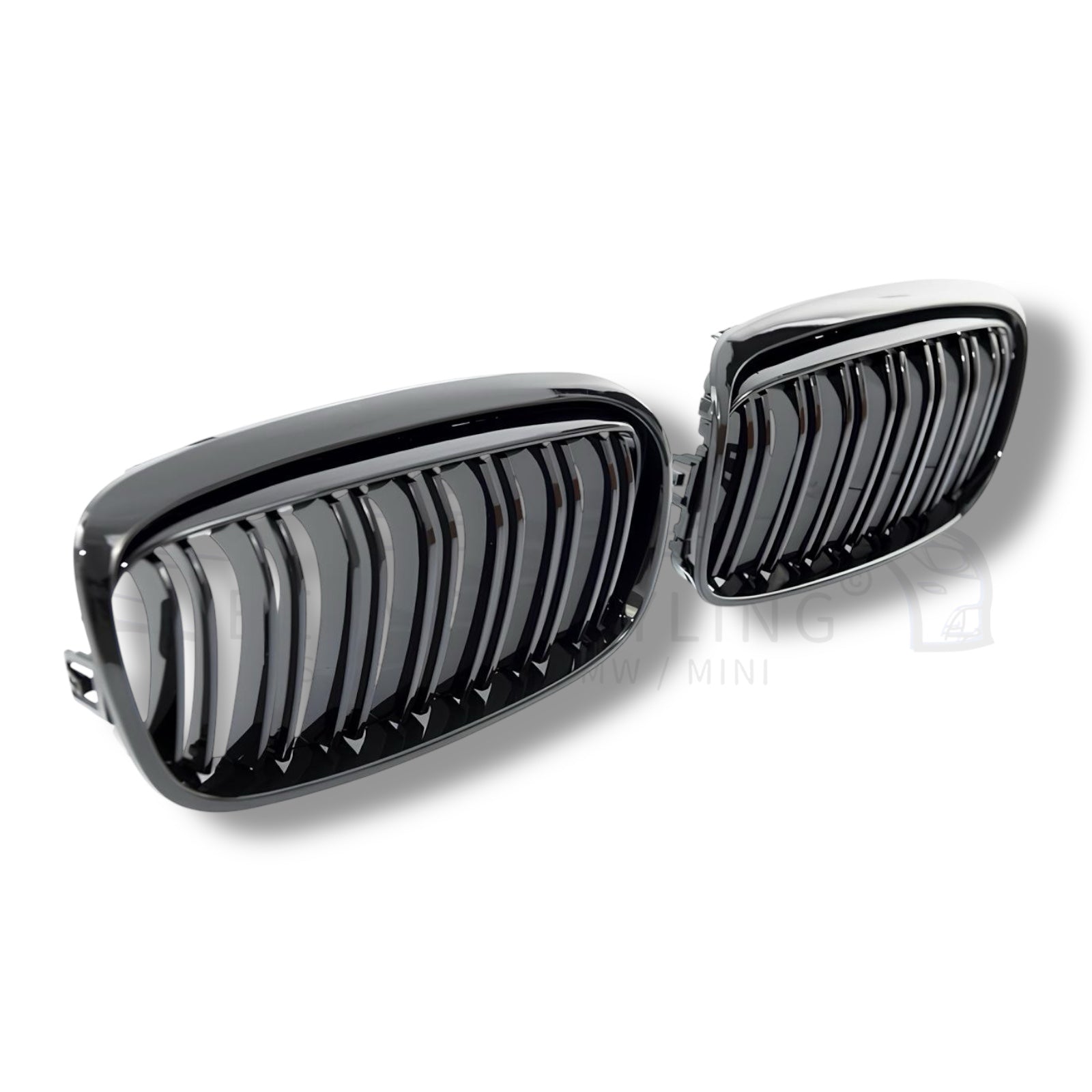 Nieren - BMW 2 Serie F45 / F46 - M Look - Hoogglans Zwart | 14-18