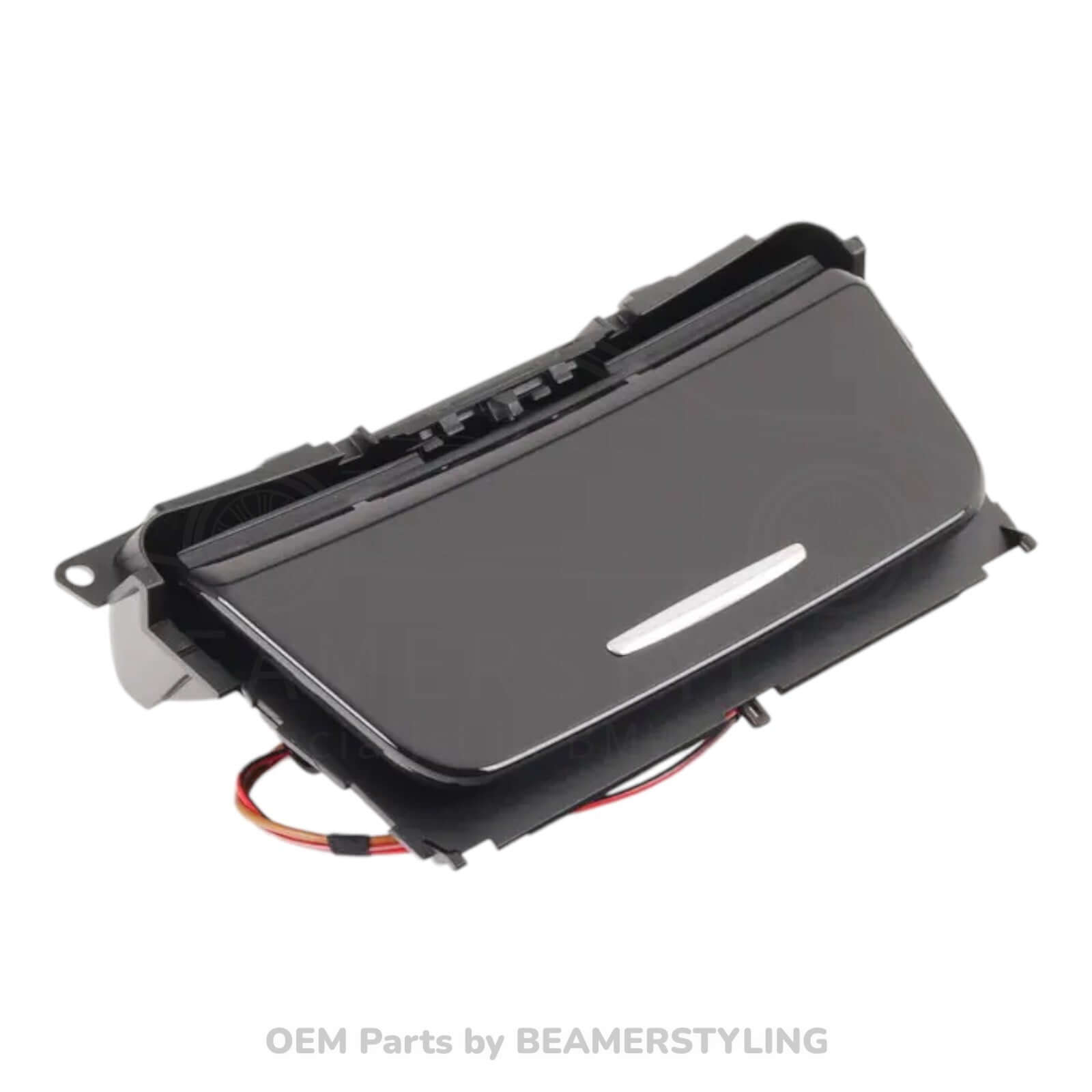 Interieur Lijst - BMW 1 Serie E81/E87LCI/E82/E88 - Asbak + Afdekking Middenconsole - Hoogglans Zwart - Origineel BMW | 51169137623