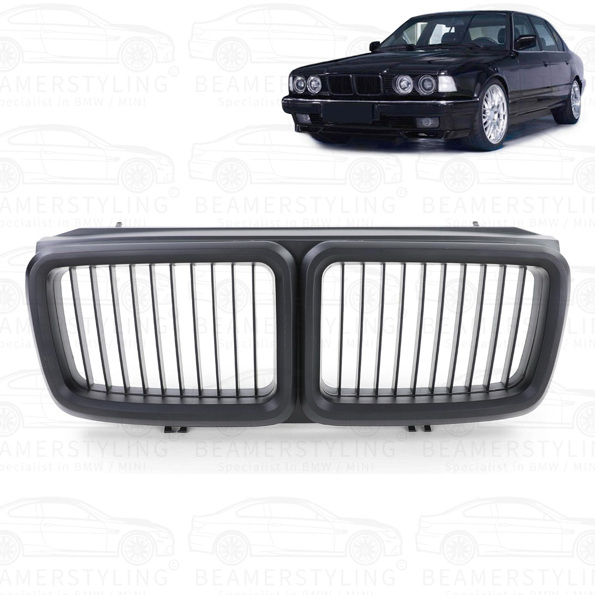 Nieren - BMW 7 Serie E32 - Mat Zwart | 1986-1994