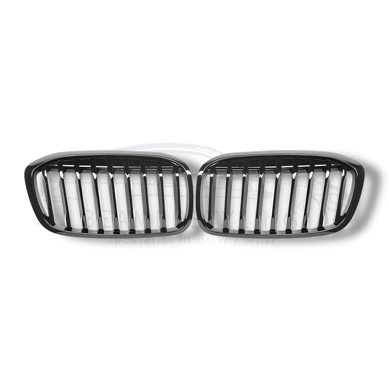 Nieren - BMW 2 Serie F45LCI / F46LCI - Hoogglans Zwart | 18-22