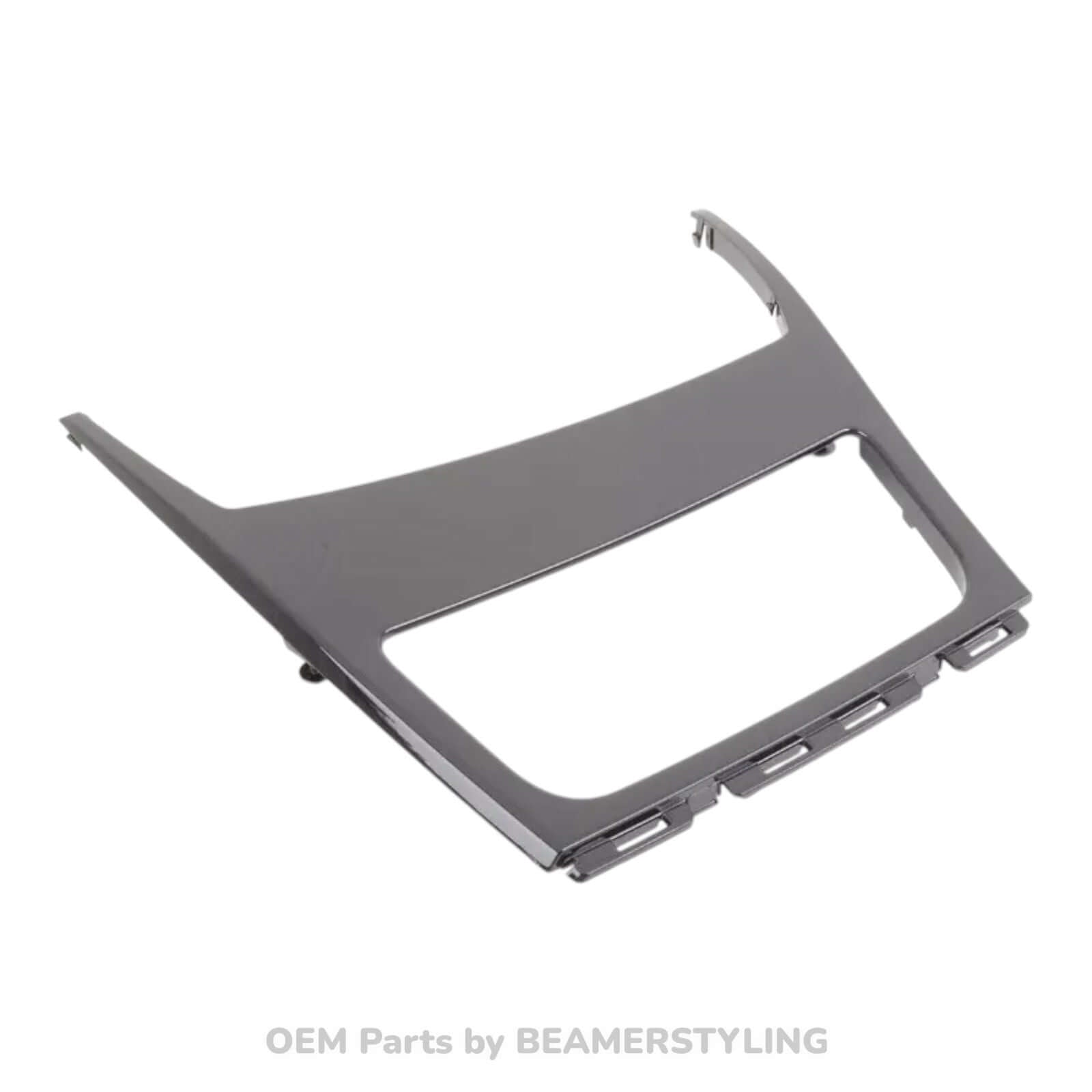 Interieur Lijst - BMW 1 Serie E81/E87LCI/E82/E88 - Afdekking Middenconsole - Hoogglans Zwart - Origineel BMW | 51169121712