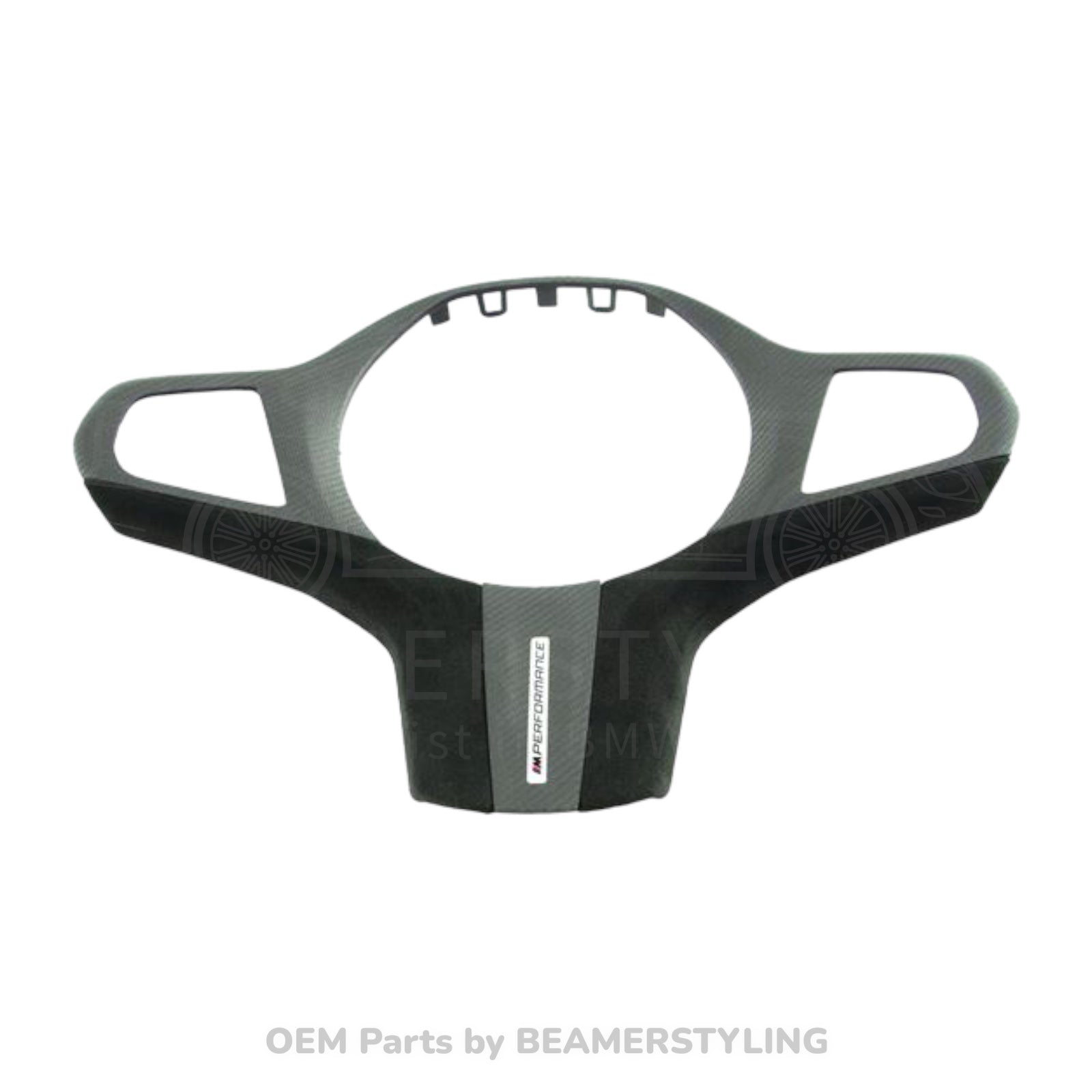 Stuurwiel Afdekking - BMW F40, F44, G42, G87, G20, G21, G28, M3 G80, M3 G81, G22, G23, G26, M4 G82, M4 G83, Z4 G29 - M Performance - Alcantara/Carbon | 32302463594