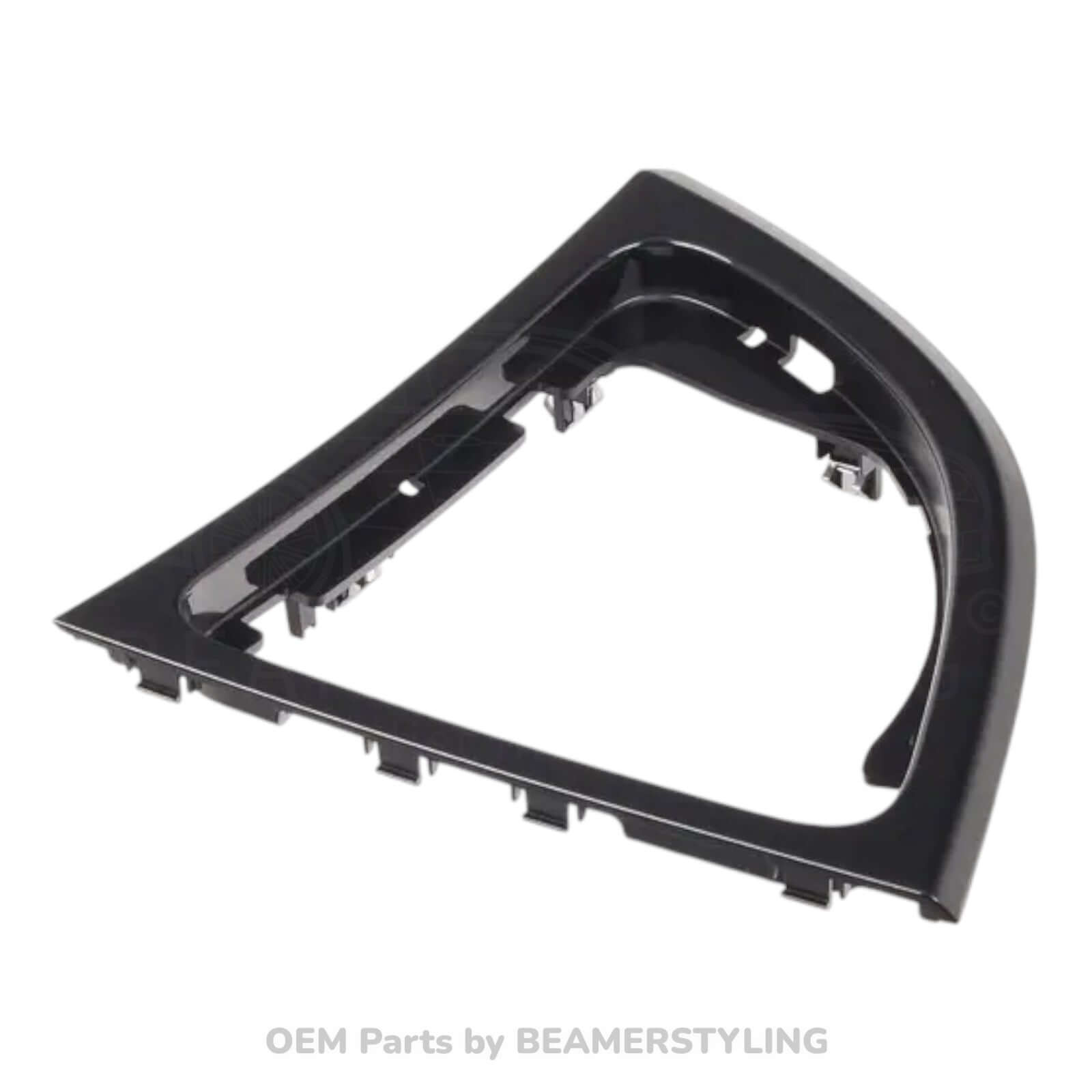 Interieur Lijst - BMW 1 Serie E81/E87LCI/E82/E88 - Keuze Hendel Afdekking - Hoogglans Zwart - Origineel BMW | 51169121720