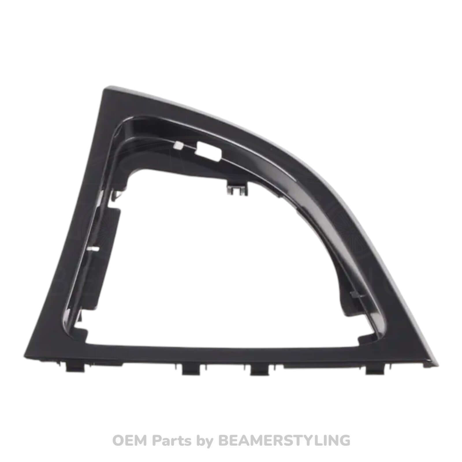 Interieur Lijst - BMW 1 Serie E81/E87LCI/E82/E88 - Keuze Hendel Afdekking - Hoogglans Zwart - Origineel BMW | 51169121720