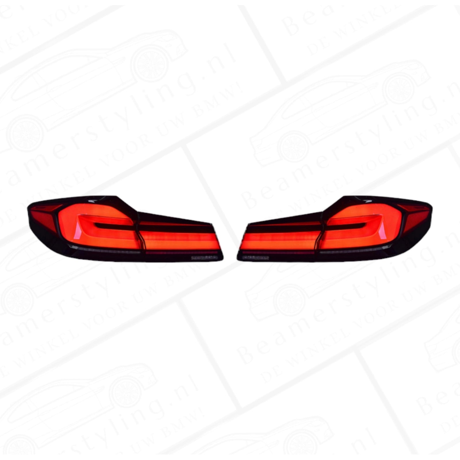 Full LED Achterlichten - BMW G30 Sedan - LCI Look - Smoke/Rood | 17-20