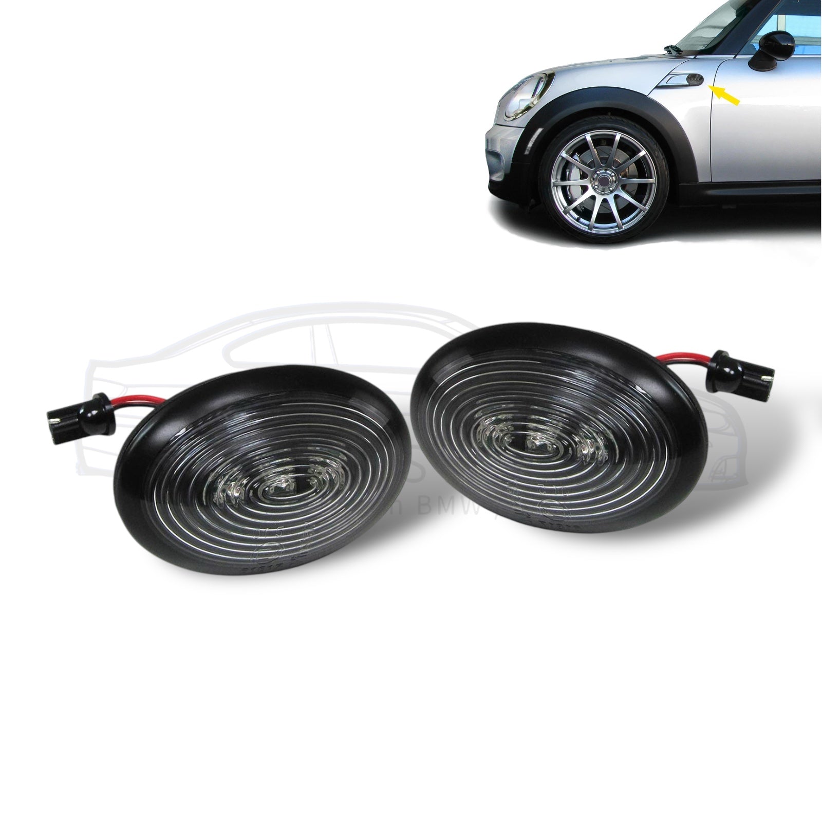 LED Knipperlichten - Mini R55 / R56 / R57 / R58 / R59 - Smoke | 06-14