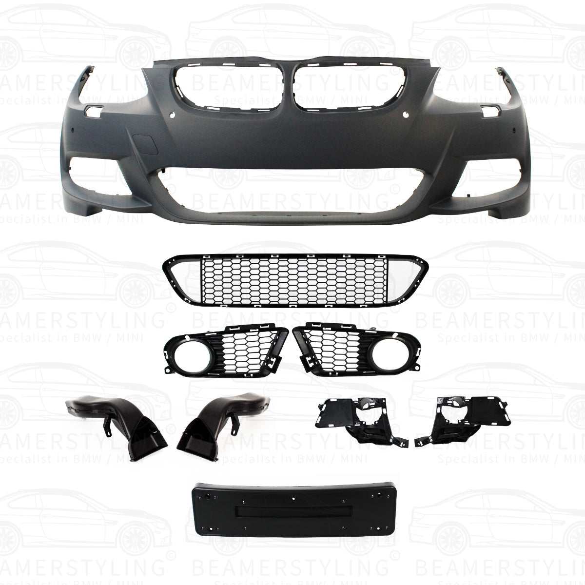 Bumper Pakket - BMW E92 / E93 LCI - M Pakket Look - Met PDC | 10-14