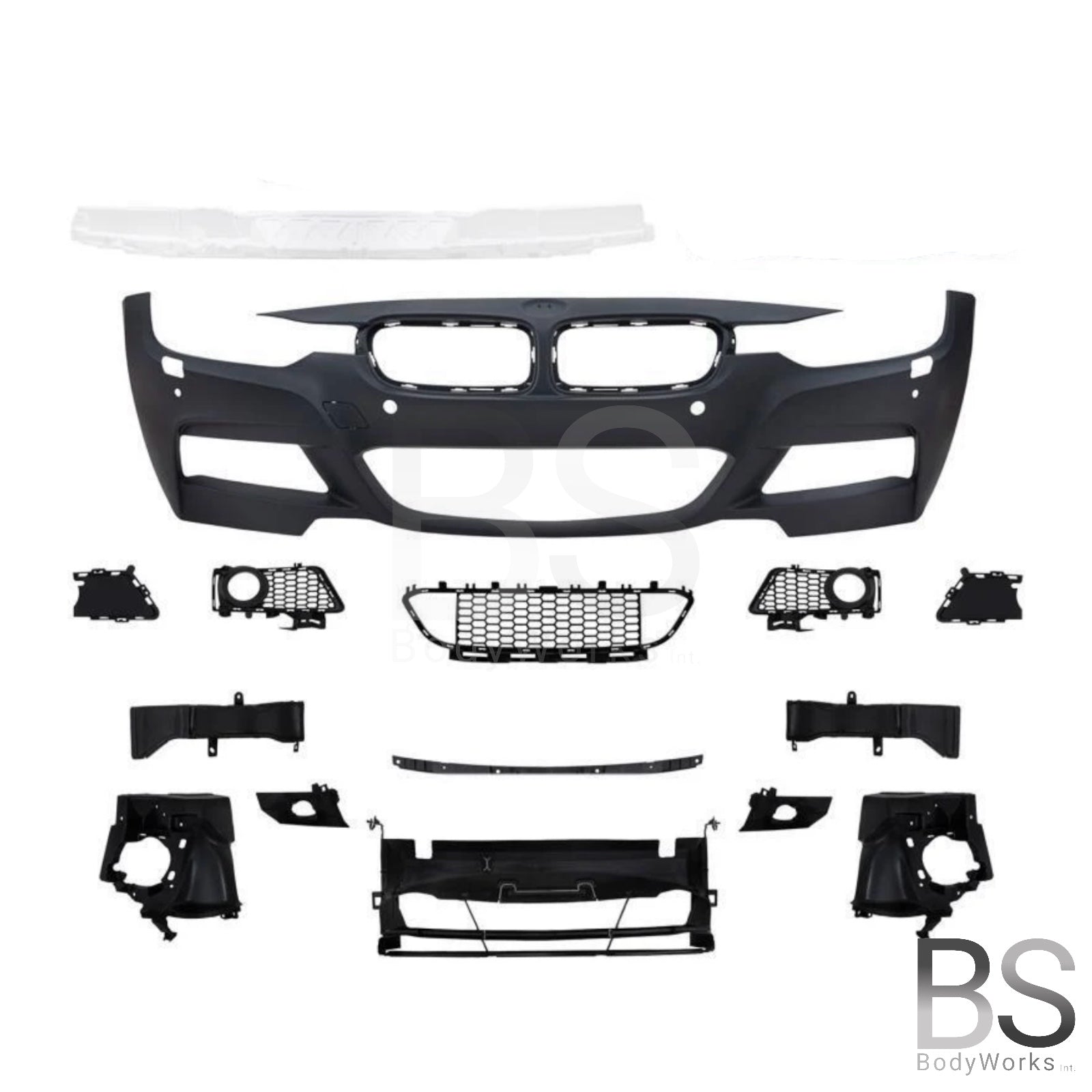 Voorbumper - BMW F30 / F31 - M Pakket Look - PDC/Sra | 2012-2015
