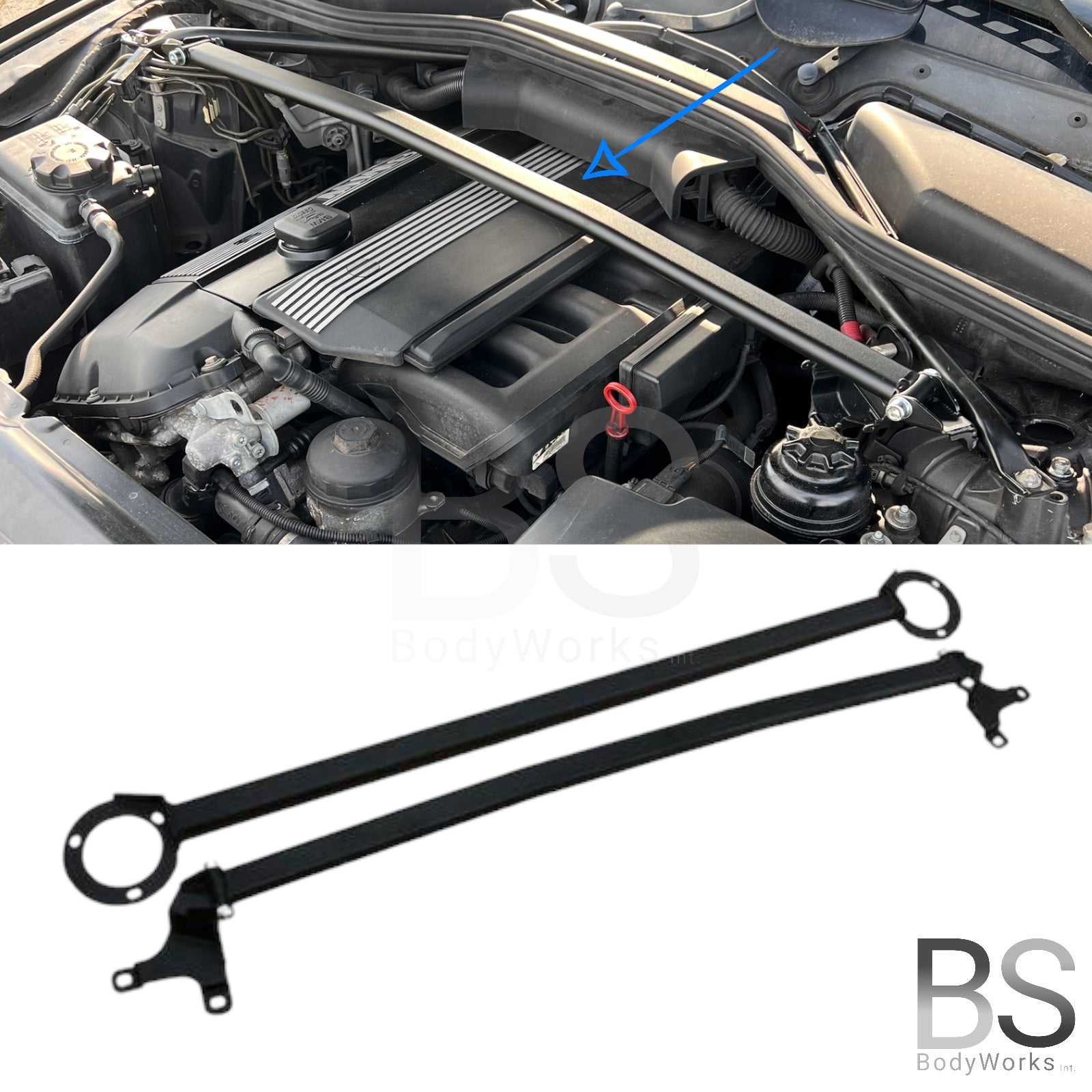 Veerpootbrug Set - BMW 5 Serie E60 Sedan - Voor + Achter | 03-10