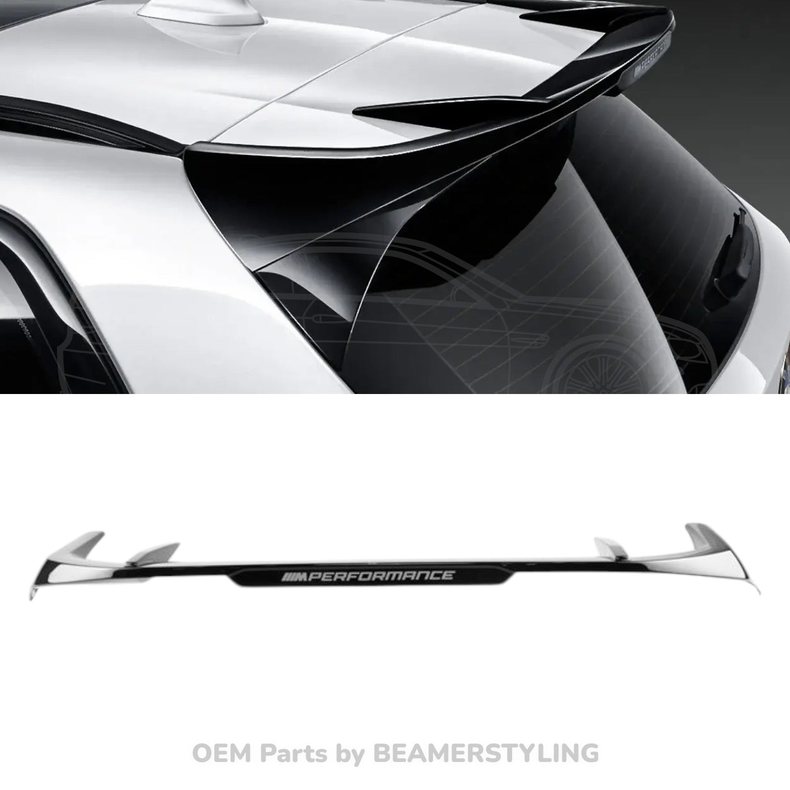 M Performance Dakspoiler - BMW X3 G01 / Ix3 G08 - Hoogglans Zwart - Origineel BMW | 51192464329