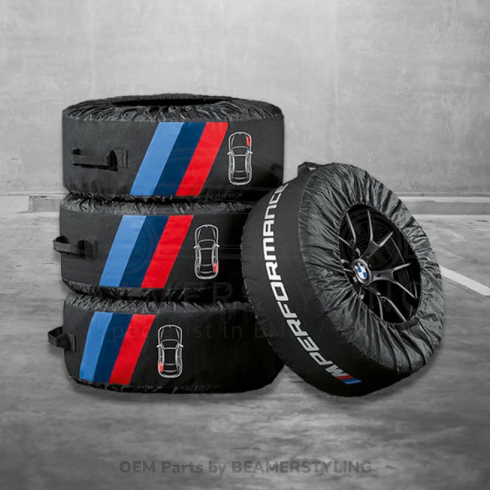 Bandentassen Set - BMW M Performance - 17” T/M 22” - Origineel BMW | 36132461758