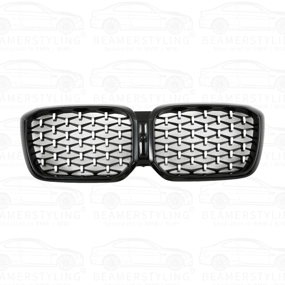 Nieren - BMW X3 G01 LCI / X4 G02 LCI - Diamond - Chroom / Zwart | 2021-