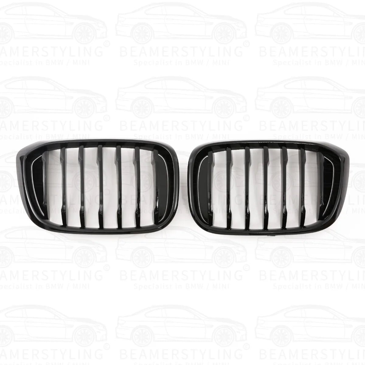 Nieren - BMW X3 G01 / X4 G02 - M Performance Look - Hoogglans Zwart | 2017-2021
