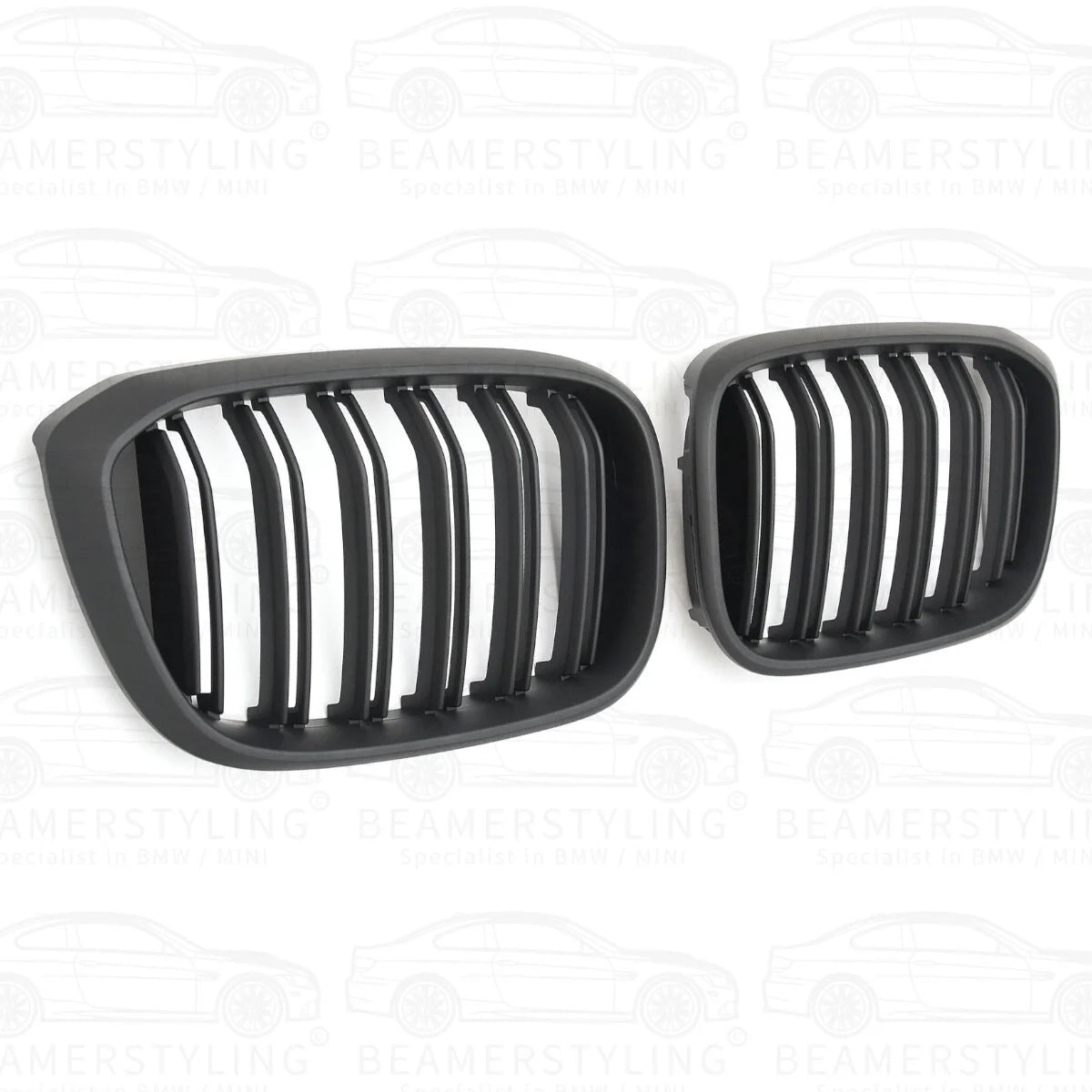 Nieren - BMW X3 G01 / X4 G02 - M Look - Mat Zwart | 2017-2021