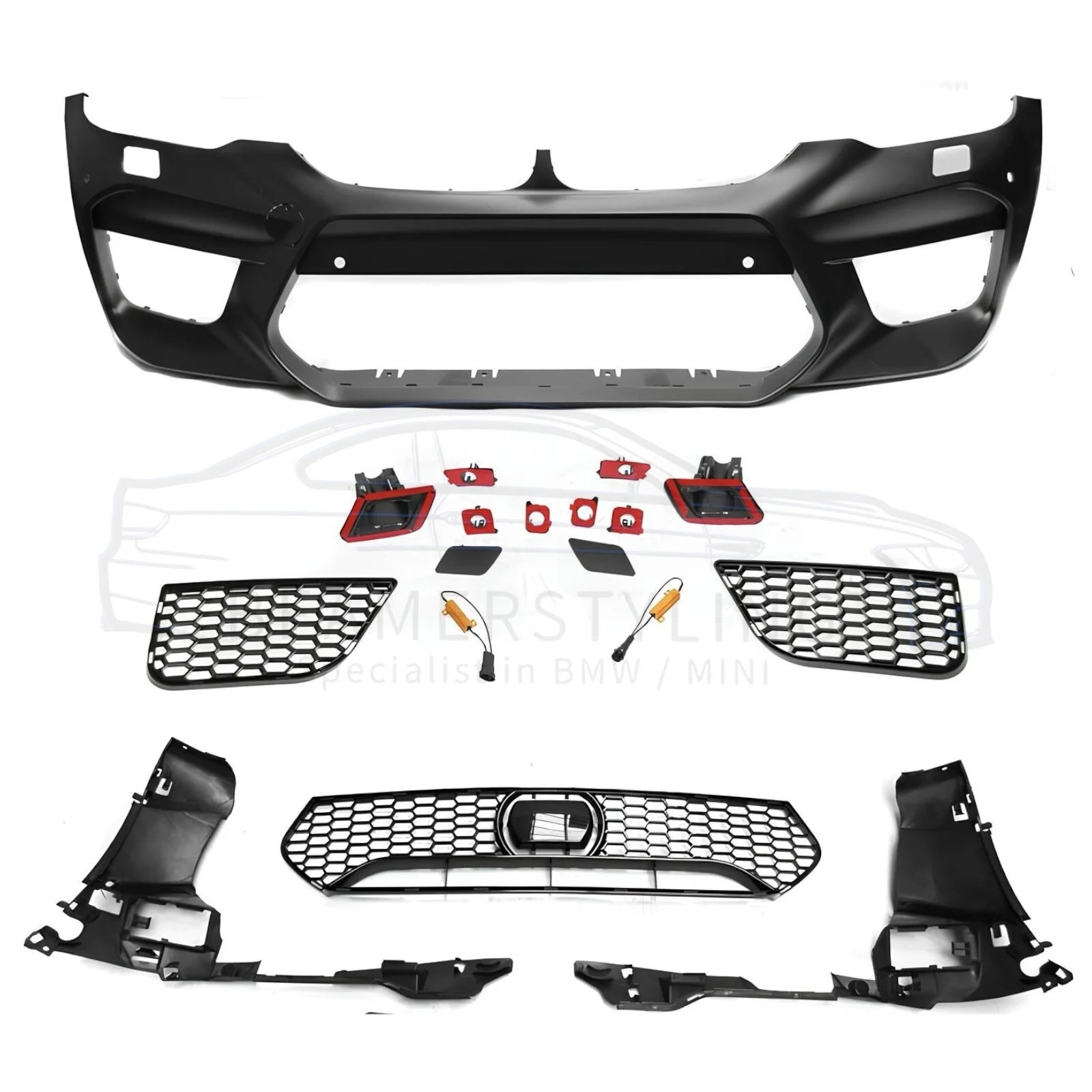 Voorbumper - BMW 5 Serie G30 / G31 - M5 Look | 17-20
