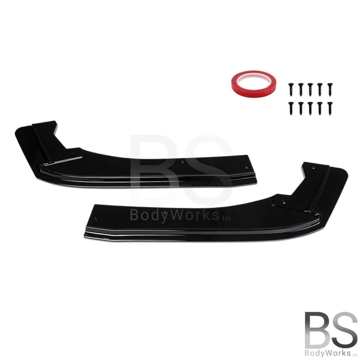 Achterbumper splitters - BMW 3 Serie F30 / F31 - Hoogglans zwart | 12 - 19 - Beamerstyling.nl
