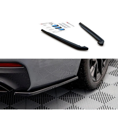 Achterbumper Extensions - BMW G30 LCI - Maxton Design - Voor M Pakket — Hoogglans Zwart