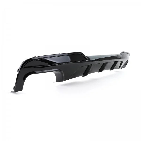 Diffuser - BMW F10 / F11 - M Performance Look - 4 Uitlaten - Glanzend Zwart | 10-17