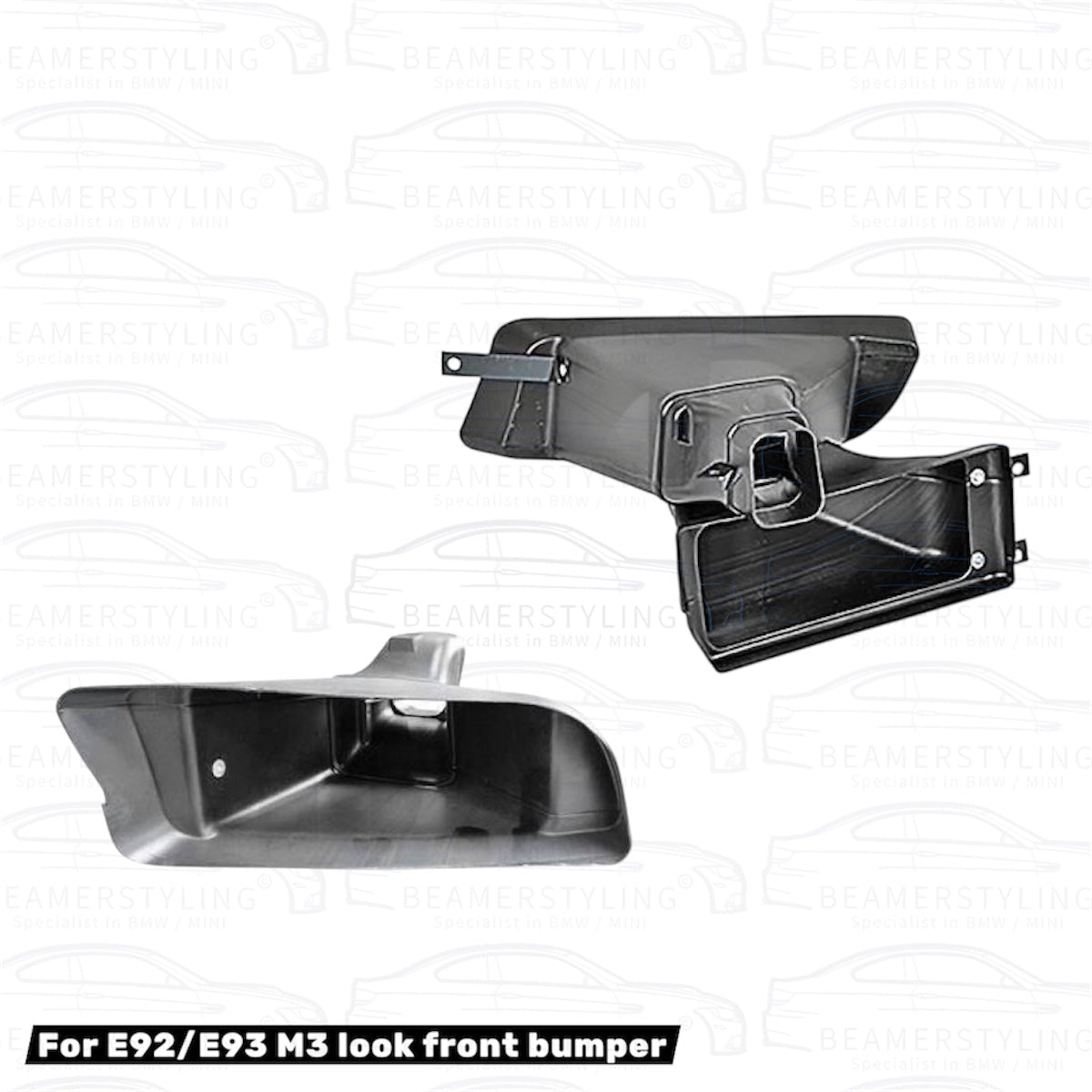 Air Scoops - BMW E92 / E93 - Voor M3 look voorbumper | 06 - 10 - Beamerstyling.nl