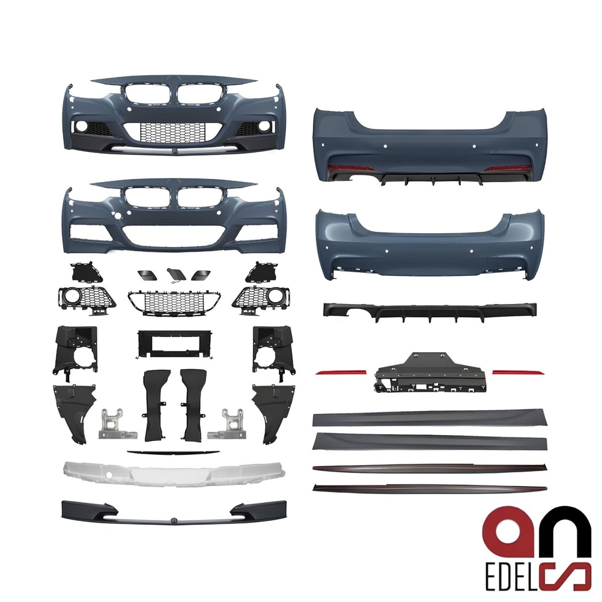 Bumper Pakket - BMW 3 Serie F30 Sedan - M Performance Look | 12-19 - Beamerstyling.nl