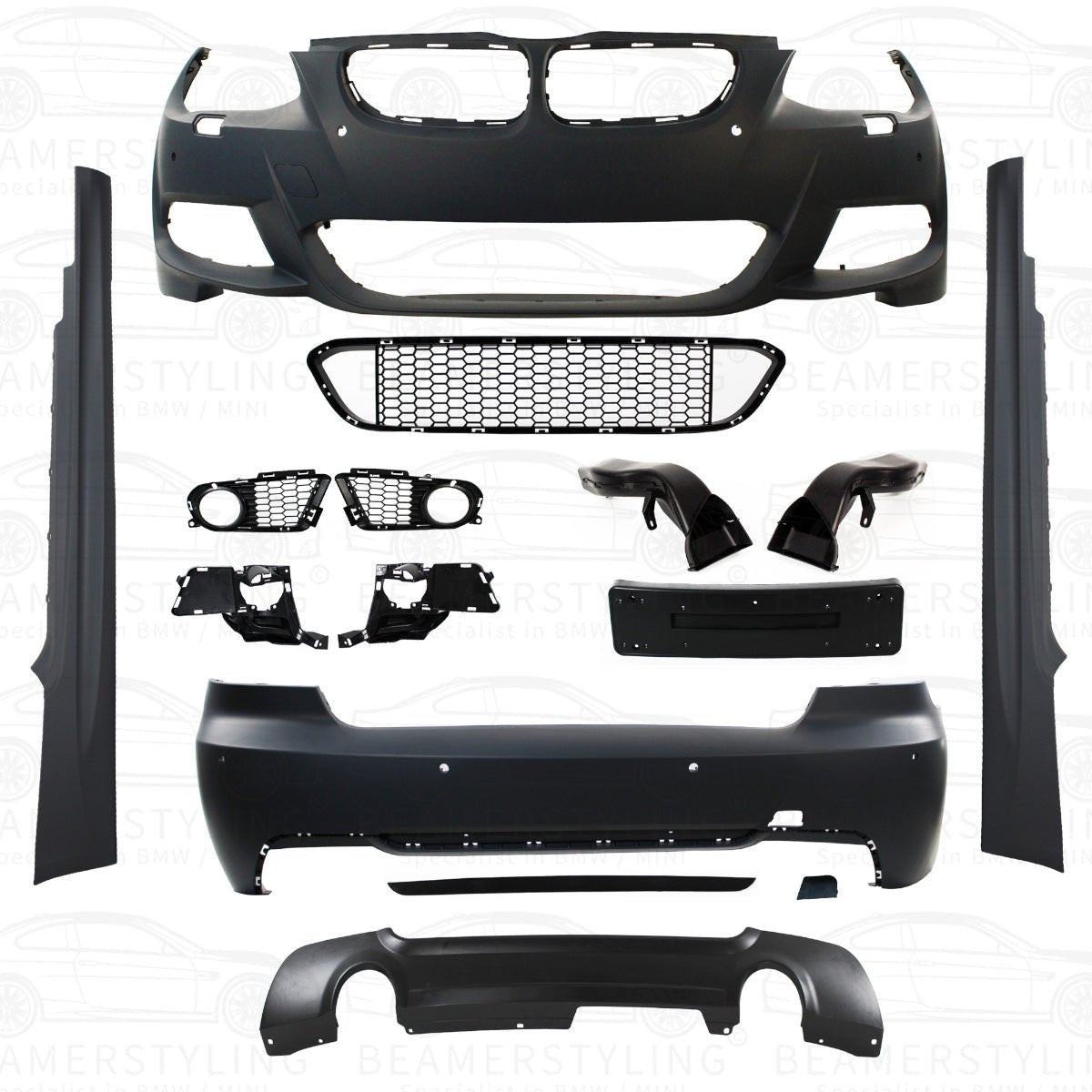 Bumper Pakket - BMW E92 / E93 LCI - M Pakket Look - Met PDC | 10-14 - Beamerstyling.nl