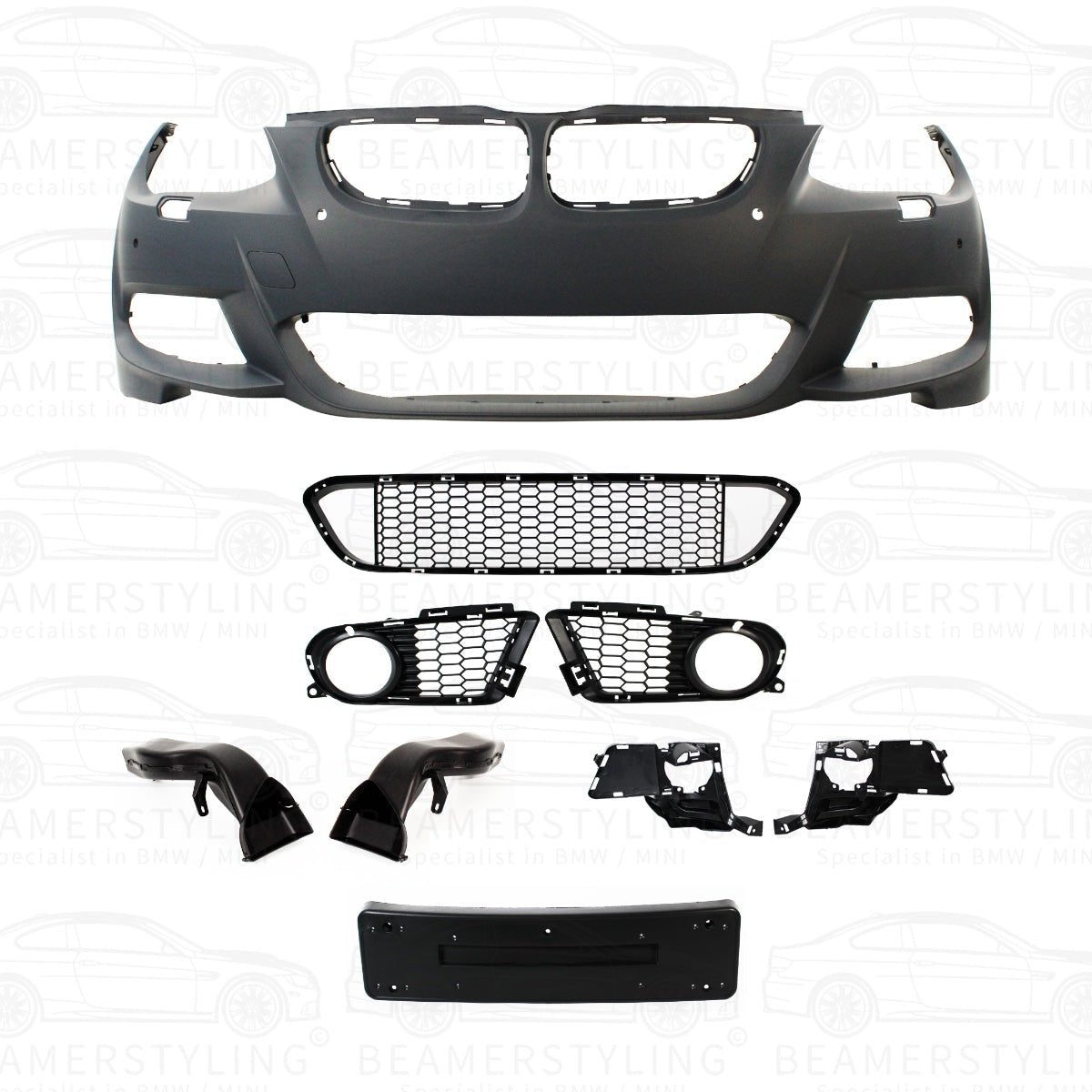Bumper Pakket - BMW E92 / E93 LCI - M Pakket Look - Met PDC | 10-14 - Beamerstyling.nl