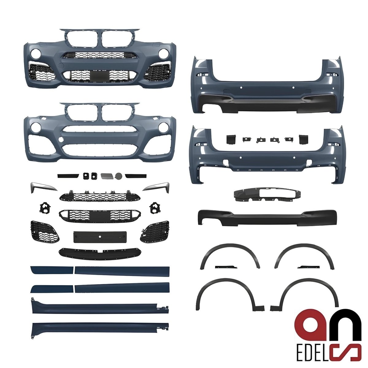 Bumper Pakket - BMW X3 F25LCI Suv - Compleet - M Pakket Look | 2014 - 2017 - Beamerstyling.nl