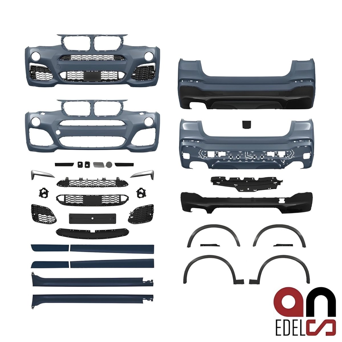 Bumper Pakket - BMW X4 F26 Suv - Compleet - M Pakket Look | 2014 - 2018 - Beamerstyling.nl