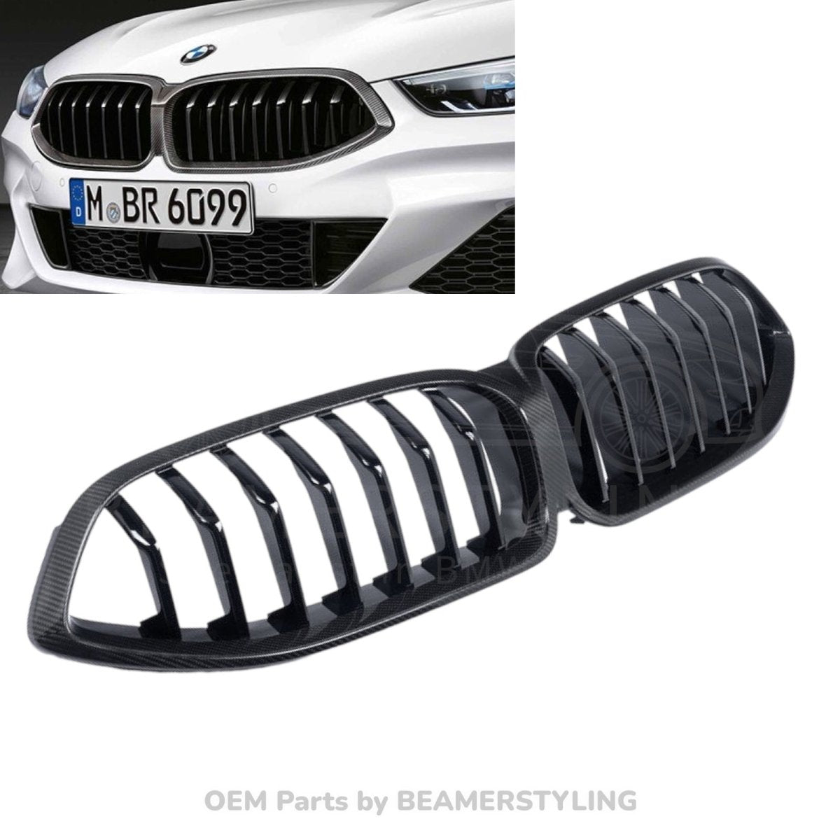 Carbon Nieren - BMW G14 / G15 / G16 - Met Pasp - 51712472045 | Origineel BMW - Beamerstyling.nl