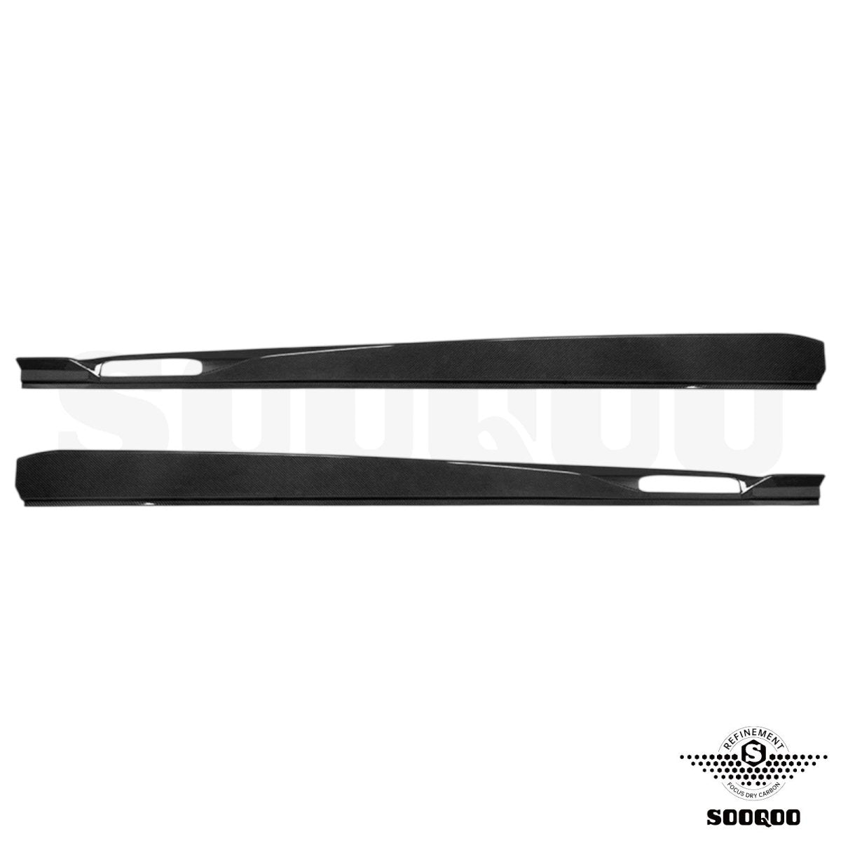 Carbon Side Skirts Extensions - BMW X6 M F96LCI / X6 G06LCI - Pre - Preg | Sooqoo - Beamerstyling.nl