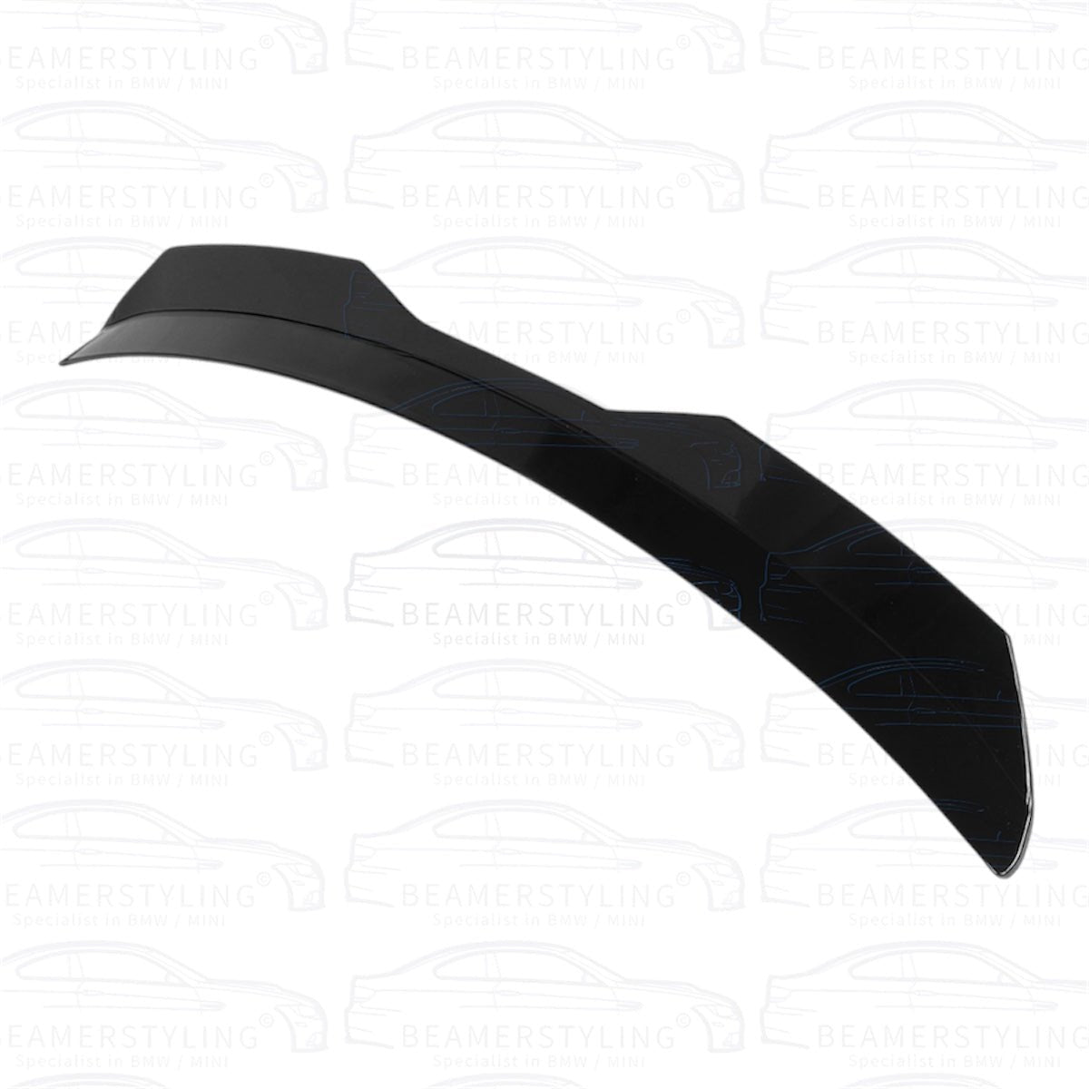 Dakspoiler Extension - BMW 1 Serie E81 / E87 - V - style - Hoogglans Zwart | 2004 - 2012 - Beamerstyling.nl
