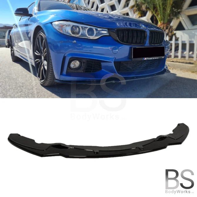 Front Lip - BMW F32 / F33 / F36 - Hoogglans Zwart | 2013 - 2021 - Beamerstyling.nl