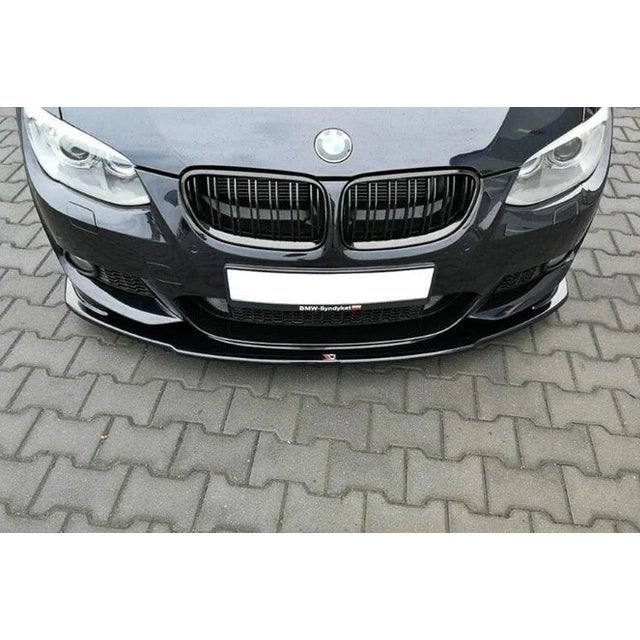 Front Lip V1 - BMW E92 / E93 - M Pakket - Maxton Design | 10-14 — Glanzend Zwart - Beamerstyling.nl