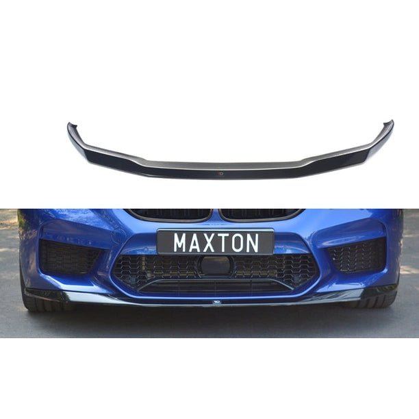Front Lip V1 - BMW M5 F90 - Maxton Design — Hoogglans Zwart - Beamerstyling.nl