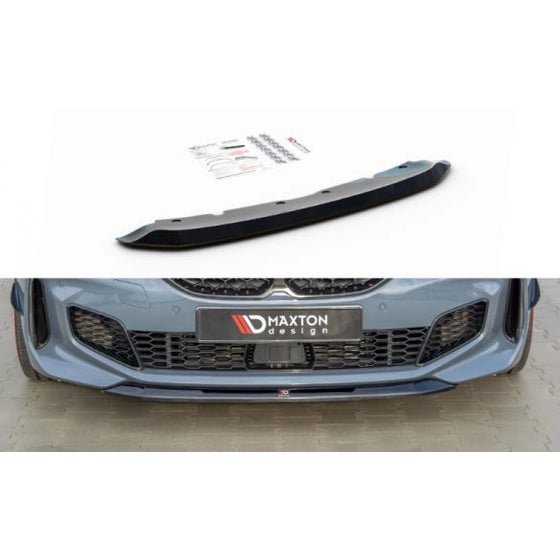 Front Lip V2 - BMW 1 Serie F40 - Hoogglans Zwart - Maxton Design - Beamerstyling.nl