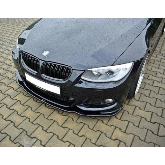 Front Lip V2 - BMW E92 / E93 - M Pakket - Maxton Design | 10-14 — Glanzend Zwart - Beamerstyling.nl