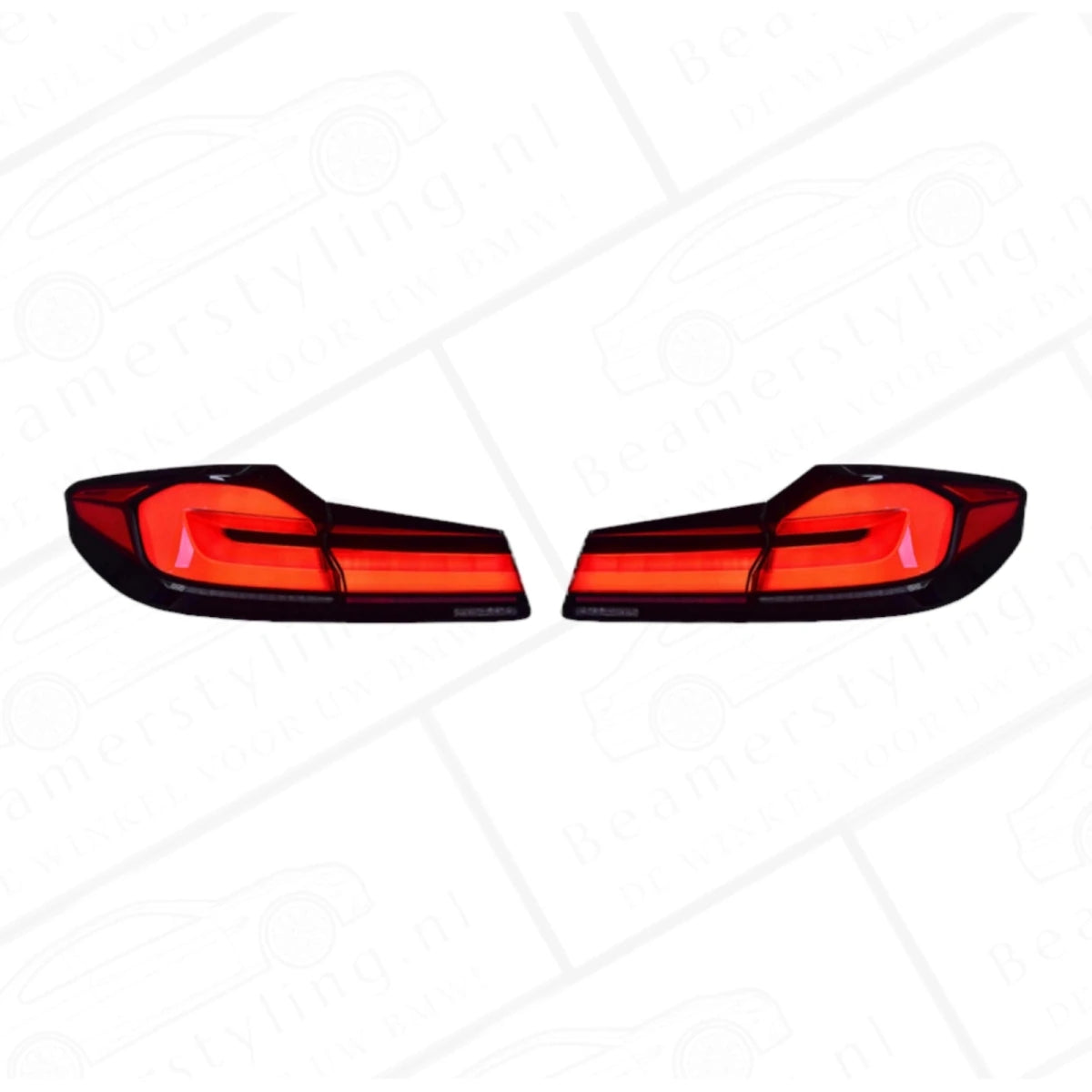 Full LED Achterlichten - BMW G30 Sedan - LCI Look - Smoke/Rood | 17-20 - Beamerstyling.nl