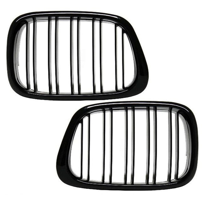 BMW 3 Serie Nieren / Grill Delen Glanzend Zwart Dubbelspijls E36 1991 - 1996