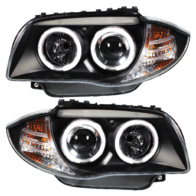Koplampen - Ccfl Angel Eyes - BMW 1 Serie E81 / E87 & E82 / E88