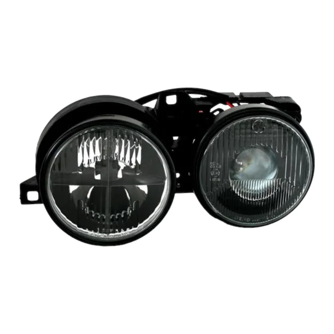 Koplampen - BMW 3 Serie E30 - Zwart - Met Kruis | 1982-1994