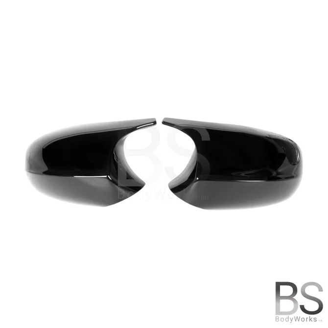 Spiegelkappen - BMW E81 / E87 - M Look - Hoogglans Zwart | 2007-2012