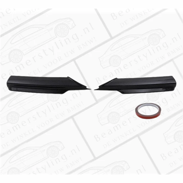 M Pakket Splitters Carbon Look BMW E90 / E91 2005-2008