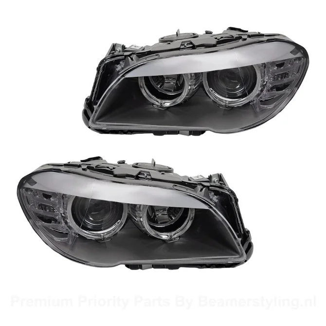 H7 Koplampen - BMW F10 / F11 - LED Angel Eyes | 2010-2013 — Complete Set (L+R)