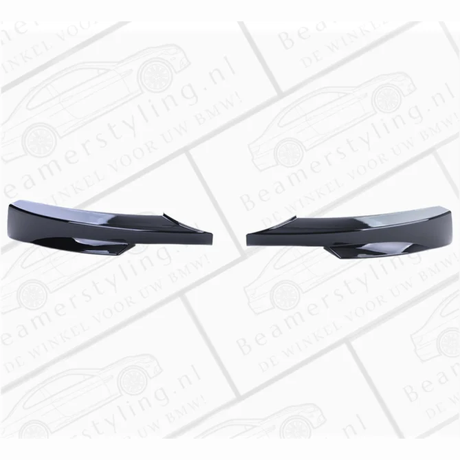 M Pakket Splitters Glanzend Zwart BMW E90 / E91 2008-2013