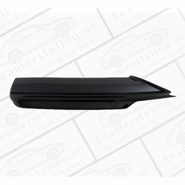 M Pakket Splitters Glanzend Zwart BMW E90 / E91 2005-2008