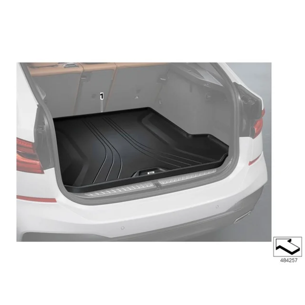 Kofferbak Mat - BMW 5 Serie G30 Sedan - All-Weather | Origineel BMW — Niet Voor 530E