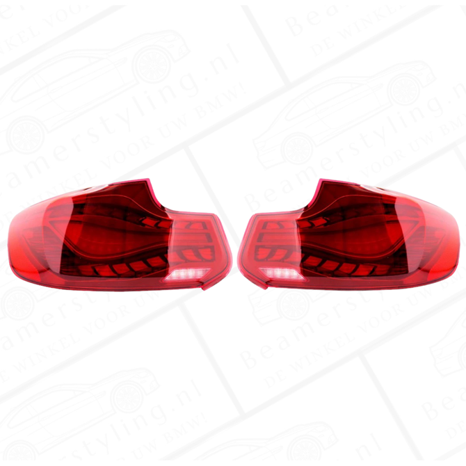 OLED Achterlichten - BMW F22 / F23 & F87 - Vol LED Dynamisch - Rood