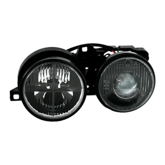 Koplampen - BMW 3 Serie E30 - Zwart - Met Kruis | 1982-1994 - Beamerstyling.nl