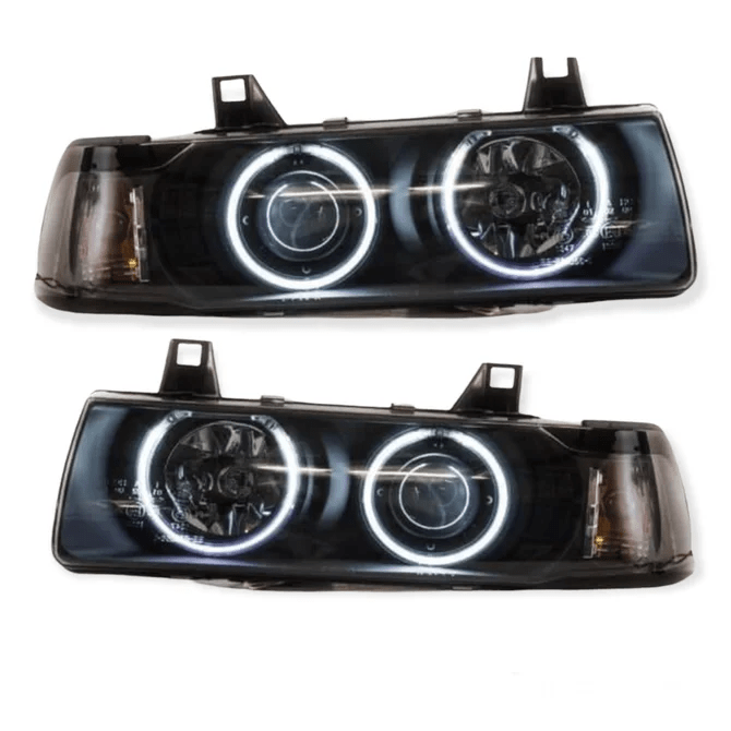 Koplampen - BMW E36 Coupé / Cabrio - Ccfl Angel Eyes | 90-99 - Beamerstyling.nl